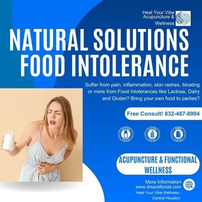 Natural Solutions | Acupuncture | Functional Wellness | Food Intolerance, Lactose Intolerance, Gluten Intolerance
